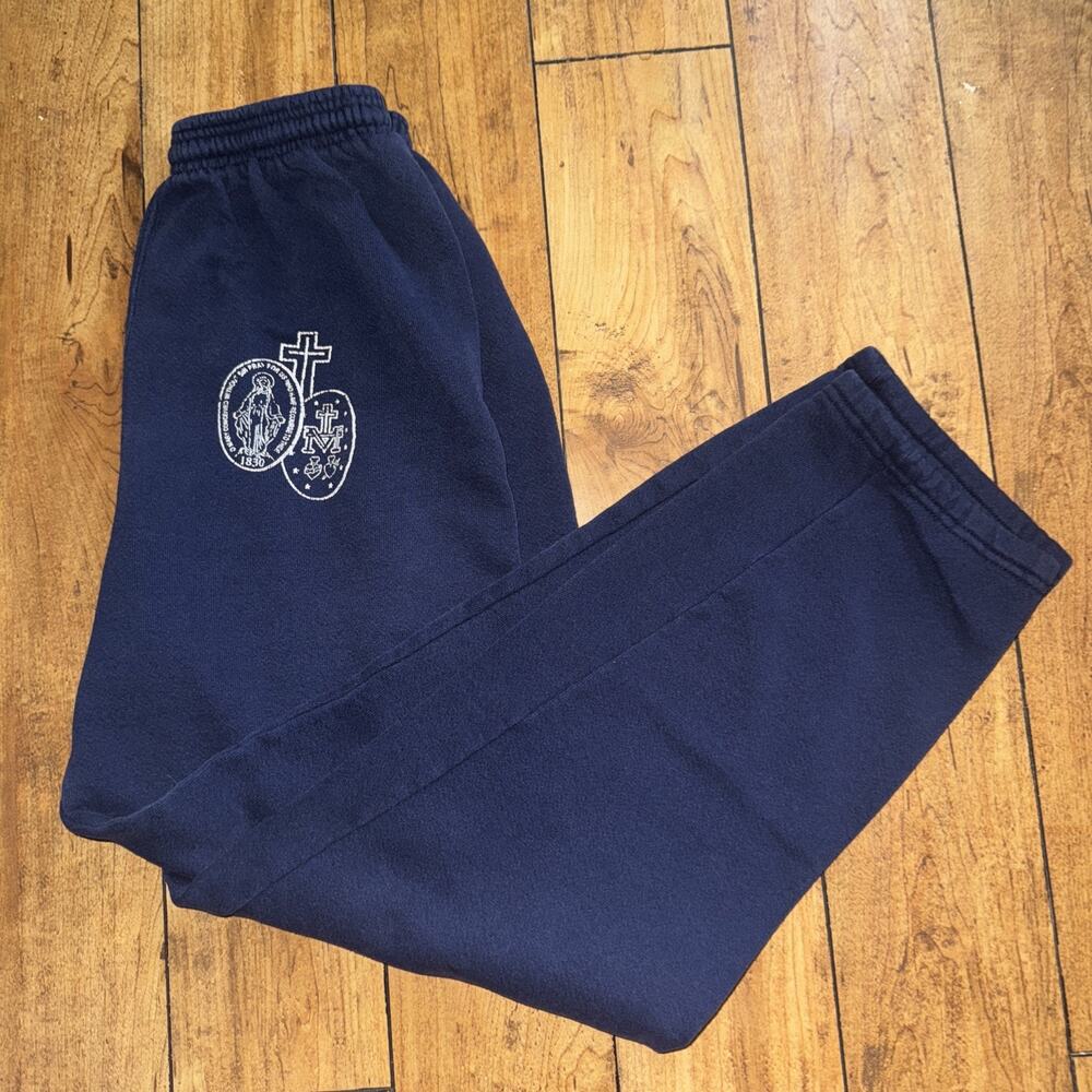 Vintage Soffe Sweatpants Blue Small 30x28 Saint Mary No Pockets